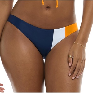 image:imageBody Glove Womens Surf Rider Fuller Coverage Bikini Bottom Swimsuit with Clean Finish FrontMaritime Stripe