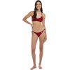 image:imageBody Glove Smoothies Brasilia Cheeky Side Tie Bikini Bottoms for WomenCranberry
