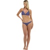 image:imageBody Glove Womens Smoothies Thong Solid Minimal Coverage Bikini Bottom SwimsuitIris Blue