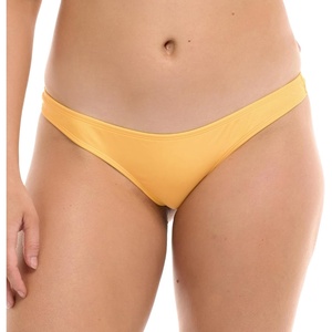 image:imageBody Glove Womens Smoothies Thong Solid Minimal Coverage Bikini Bottom SwimsuitCanary