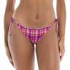 image:imageBody Glove Womens Brasilia Tie Side Cheeky Bikini Bottom SwimsuitBonnie Pink Plaid