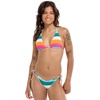 image:imageBody Glove Womens Brasilia Tie Side Cheeky Bikini Bottom SwimsuitFree Flow Stripe