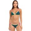image:imageBody Glove Womens Brasilia Tie Side Cheeky Bikini Bottom SwimsuitKingfisher Colorblock