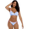 image:imageBody Glove Womens Brasilia Tie Side Cheeky Bikini Bottom SwimsuitPetal Print