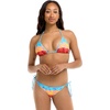 image:imageBody Glove Womens Brasilia Tie Side Cheeky Bikini Bottom SwimsuitShadow Tropical