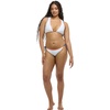 image:imageBody Glove Womens Brasilia Tie Side Cheeky Bikini Bottom SwimsuitWhite Colorblock