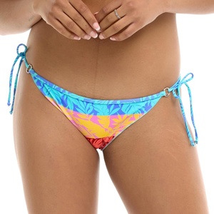 image:imageBody Glove Womens Brasilia Tie Side Cheeky Bikini Bottom SwimsuitShadow Tropical