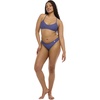 image:imageBody Glove Standard Smoothies Kendal Solid HighCut Cheeky Bikini Bottoms for WomenIris Blue