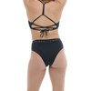 image:imageBody Glove Womens Marlee High Waist Bikini Bottom SwimsuitBlack Laser Cut