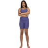 image:imageBody Glove Womens Spin Elastic Waist Hybrid Swim Short with UPF 50 6 InseamIris Blue