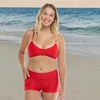 image:imageBody Glove Womens Standard Rider Elastic Waist Hybrid Swim ShortTrue Red