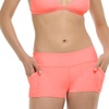 image:imageBody Glove Womens Standard Rider Elastic Waist Hybrid Swim Short with UPF 50Coral