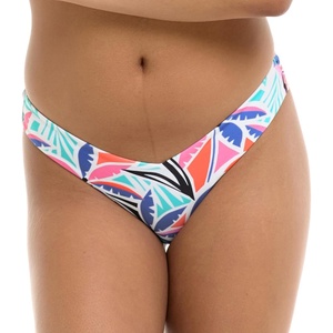 image:imageBody Glove Womens Kendal Cheeky Coverage Bikini Bottom SwimsuitMiami Palm Tree Print