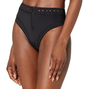 image:imageBody Glove Womens Marlee High Waist Bikini Bottom SwimsuitBlack Laser Cut