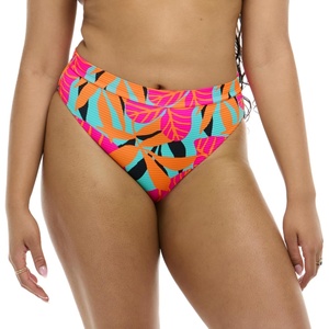 image:imageBody Glove Womens Marlee High Waist Bikini Bottom SwimsuitCanopy Tropical Brights