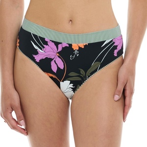 image:imageBody Glove Womens Marlee High Waist Bikini Bottom SwimsuitDreamy FloralStripe Reversible