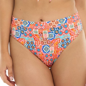 image:imageBody Glove Womens Marlee High Waist Bikini Bottom SwimsuitFestive Geo Print