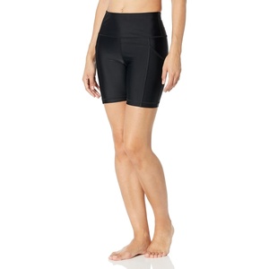 image:imageBody Glove Womens Spin Elastic Waist Hybrid Swim Short with UPF 50 6 InseamBlack