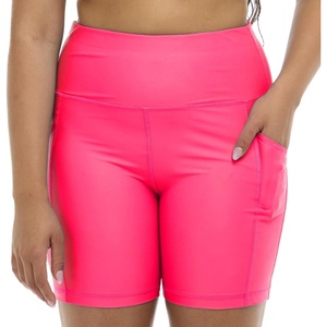 image:imageBody Glove Womens Spin Elastic Waist Hybrid Swim Short with UPF 50 6 InseamBubble Gum
