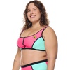 image:imageYou Spin Me Plus Size Crop Top  Zip Front Removable Soft Cups Power Mesh Support Available in Sizes 1X2X3X