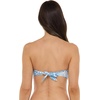 image:imageBody Glove Womens Irene Bandeau Bikini Top Swimsuit with Sashtie BackDenim Palm