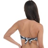 image:imageBody Glove Womens Irene Bandeau Bikini Top Swimsuit with Sashtie BackGlow Zebra Print