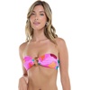 image:imageBody Glove Womens Irene Bandeau Bikini Top Swimsuit with Sashtie BackHype Abstract Print