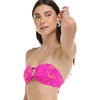 image:imageBody Glove Womens Irene Bandeau Bikini Top Swimsuit with Sashtie BackPuako Hawaiin Floral