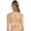 image:imageBody Glove Womens Irene Bandeau Bikini Top Swimsuit with Sashtie BackShade Leaf Print