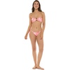 image:imageBody Glove Womens Irene Bandeau Bikini Top Swimsuit with Sashtie BackSunkissed Bloom