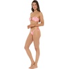 image:imageBody Glove Womens Irene Bandeau Bikini Top Swimsuit with Sashtie BackSunkissed Bloom