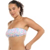 image:imageBody Glove Womens Kai Bandeau Bikini Top Swimsuit with Sashtie BackDaydream Reversible Floral