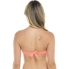 image:imageBody Glove Womens Kai Bandeau Bikini Top Swimsuit with Sashtie BackSpritz Coral Polka Dot