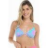 image:imageBody Glove Womens Patsy Underwire Bikini Top Swimsuit with Adjustable 2Way Back DetailAzores Blue Leaf Print