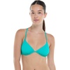 image:imageBody Glove Womens Patsy Underwire Bikini Top Swimsuit with Adjustable 2Way Back DetailTurquiose Ibiza Rib