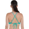 image:imageBody Glove Womens Patsy Underwire Bikini Top Swimsuit with Adjustable 2Way Back DetailTurquiose Ibiza Rib