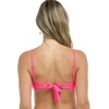 image:imageBody Glove Womens Smoothies Alice Solid Underwire Bikini Top with Sashtie BackBubble Gum