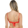 image:imageBody Glove Womens Smoothies Alice Solid Underwire Bikini Top with Sashtie BackPoppy Red
