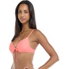 image:imageBody Glove Womens Smoothies Greta Solid Molded Cup Underwire Push Up Bikini TopCoral