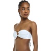image:imageBody Glove Womens Smoothies Irene Solid Bandeau Bikini Top Swimsuit with Sashtie BackApricot