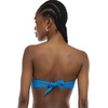 image:imageBody Glove Womens Smoothies Irene Solid Bandeau Bikini Top Swimsuit with Sashtie BackBlue Wave