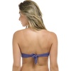 image:imageBody Glove Womens Smoothies Irene Solid Bandeau Bikini Top Swimsuit with Sashtie BackIris Blue
