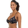 image:imageBody Glove Womens Solo Underwire Bikini Top Swimsuit with Adjustable 2Way Back DetailCayman Palm Print