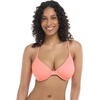 image:imageBody Glove Womens Solo Underwire Bikini Top Swimsuit with Adjustable 2Way Back DetailSpritz Coral Polka Dot