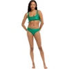 image:imageBody Glove Womens Standard Maxim Crop Bikini Top SwimsuitNifty Emerald Rib
