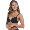 image:imageBody Glove Womens Standard Smoothies Greta Solid Molded Cup Underwire Push Up Bikini TopBlack