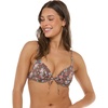 image:imageBody Glove Womens Greta Solid Molded Cup Underwire Push Up Bikini TopBelle Floral