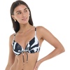 image:imageBody Glove Womens Greta Solid Molded Cup Underwire Push Up Bikini TopGlow Zebra Print