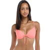image:imageBody Glove Womens Smoothies Greta Solid Molded Cup Underwire Push Up Bikini TopCoral