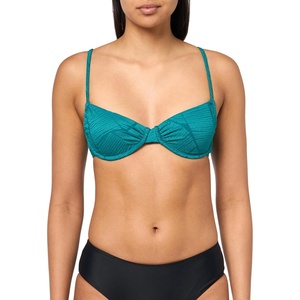 image:imageBody Glove Womens Alice Underwire Bikini Top with Sashtie BackLeafy Emerald